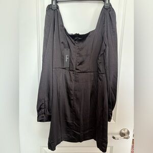Lulu's Black Long Sleeve Dress